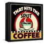 Coffee Hits the Spot-Kate Ward Thacker-Framed Stretched Canvas