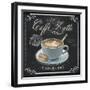 Coffee House Caffe Latte-Chad Barrett-Framed Art Print