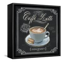 Coffee House Caffe Latte-Chad Barrett-Framed Stretched Canvas