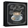 Coffee House Caffe Latte-Chad Barrett-Framed Stretched Canvas