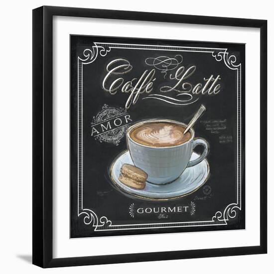 Coffee House Caffe Latte-Chad Barrett-Framed Art Print