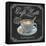Coffee House Caffe Latte-Chad Barrett-Framed Stretched Canvas
