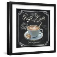 Coffee House Caffe Latte-Chad Barrett-Framed Art Print