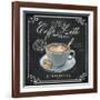 Coffee House Caffe Latte-Chad Barrett-Framed Art Print