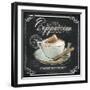 Coffee House Cappuccino-Chad Barrett-Framed Art Print