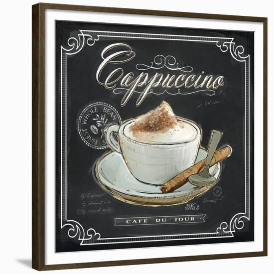Coffee House Cappuccino-Chad Barrett-Framed Premium Giclee Print