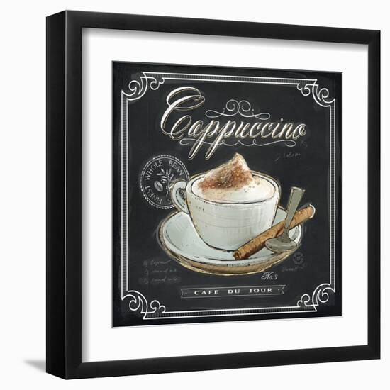 Coffee House Cappuccino-Chad Barrett-Framed Art Print