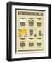 Coffee House Old Infographics-elfivetrov-Framed Art Print