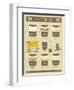 Coffee House Old Infographics-elfivetrov-Framed Art Print