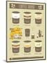 Coffee House Old Infographics-elfivetrov-Mounted Art Print