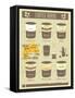 Coffee House Old Infographics-elfivetrov-Framed Stretched Canvas