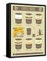 Coffee House Old Infographics-elfivetrov-Framed Stretched Canvas