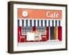 Coffee House-LisaShu-Framed Art Print