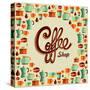Coffee Icon Illustration-cienpies-Stretched Canvas