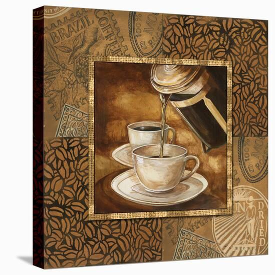 Coffee III-Gregory Gorham-Stretched Canvas