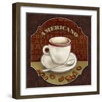 Coffee Illustration II-Abby White-Framed Art Print