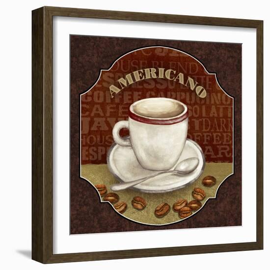 Coffee Illustration II-Abby White-Framed Art Print