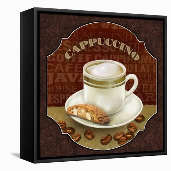 Coffee Illustration III-Abby White-Framed Stretched Canvas