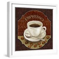 Coffee Illustration IV-Abby White-Framed Art Print