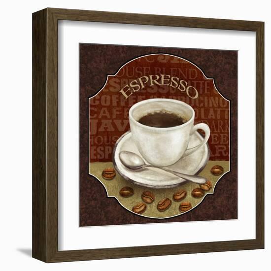 Coffee Illustration IV-Abby White-Framed Art Print