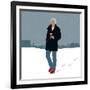 Coffee in the Snow-Claire Huntley-Framed Giclee Print