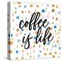 Coffee is Life-Susan Bryant-Stretched Canvas
