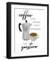 Coffee is the Answer-Daniela Santiago-Framed Art Print