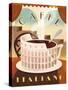 Coffee Italy-Martin Wickstrom-Stretched Canvas