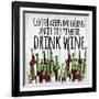 Coffee Keeps Me Going-null-Framed Giclee Print