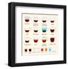 Coffee Kinds And Mixes-null-Framed Art Print