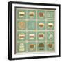 Coffee Labels Set-elfivetrov-Framed Art Print