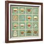 Coffee Labels Set-elfivetrov-Framed Art Print