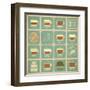 Coffee Labels Set-elfivetrov-Framed Art Print