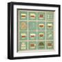 Coffee Labels Set-elfivetrov-Framed Art Print