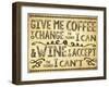 Coffee Life 1-Melody Hogan-Framed Art Print