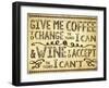 Coffee Life 1-Melody Hogan-Framed Art Print