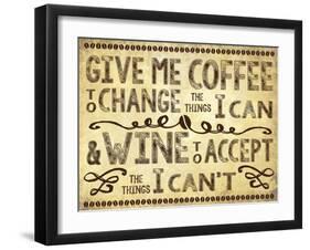 Coffee Life 1-Melody Hogan-Framed Art Print