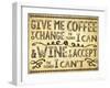 Coffee Life 1-Melody Hogan-Framed Art Print