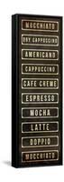 Coffee List-OnRei-Framed Stretched Canvas