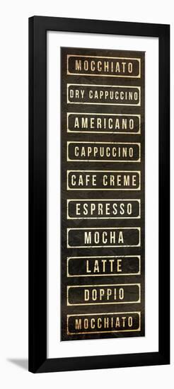 Coffee List-OnRei-Framed Premium Giclee Print