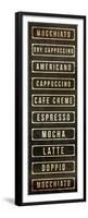 Coffee List-OnRei-Framed Premium Giclee Print
