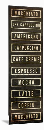 Coffee List-OnRei-Mounted Premium Giclee Print