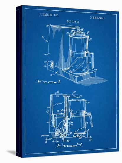 Coffee Maker Patent-null-Stretched Canvas