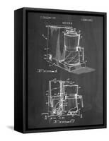 Coffee Maker Patent-null-Framed Stretched Canvas