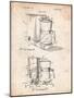Coffee Maker Patent-Cole Borders-Mounted Art Print