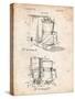 Coffee Maker Patent-Cole Borders-Stretched Canvas