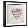 Coffee Makes Everything Okayer-Britt Hallowell-Framed Art Print