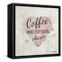 Coffee Makes Everything Okayer-Britt Hallowell-Framed Stretched Canvas