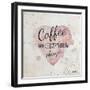 Coffee Makes Everything Okayer-Britt Hallowell-Framed Art Print