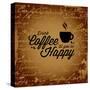 Coffee Makes You Happy-arenacreative-Stretched Canvas